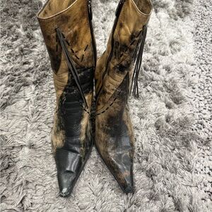 Vintage Leather Boots Giovanni Giusti Twinkling Global